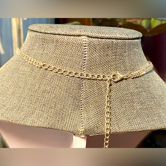 JEWELRY SALE Elegant silver rhinestone necklace twisted bolo tie design,ABS - Picture 6 of 15